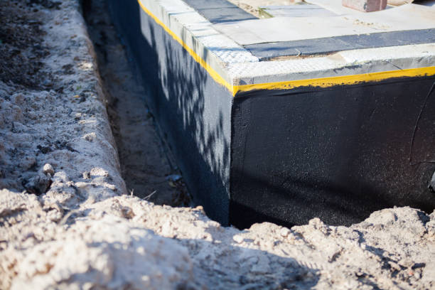 Professional Basement Waterproofing technician working in Lake Hopatcong, NJ